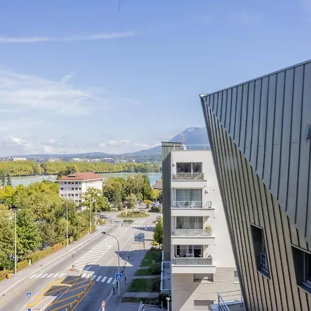 Le Tresum - Garage, Balcon & Vue Lac! Appartement *